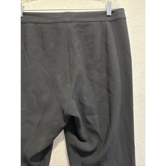 St John Caviar Black Trouser Career Wear Formal Pants Slacks Women's Size 12 - Picture 7 of 14